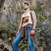 Grappige rotsklimmer | Boulderen - Race naar de To T-shirt