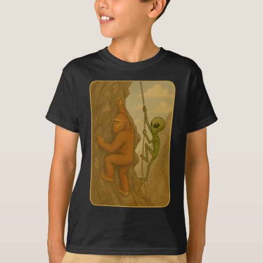 Grappige rotsklimming Boulder klimmende muren Meme T-shirt (Voorkant)