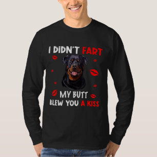 Grappige rottweiler die ik geen scheten heb laten t-shirt
