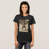 Grappige Rottweiler Hond Cowboy T-shirt (Voorkant volledig)