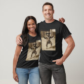 Grappige Rottweiler Hond Cowboy T-shirt (Unisex)