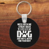 Grappige rotzooi met mijn hond, ze zullen je licha sleutelhanger (Voorkant)