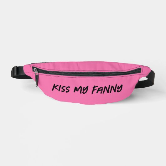 Grappige Roze Heuptas Heuptasje (Voorkant)