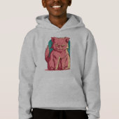 Grappige Roze Kat (Voorkant)