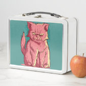 Grappige Roze Kat (In situ)