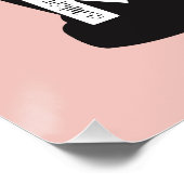 Grappige Roze Moederdag Beste Kat Moeder Ooit Perfect Poster (Hoek)