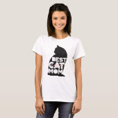 Grappige Roze Moederdag Beste Kattenmoeder Ooit T-shirt (Voorkant volledig)