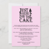 Grappige roze repetitie diner uitnodiging (Voorkant)