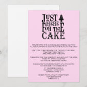 Grappige roze repetitie diner uitnodiging (Voorkant / Achterkant)