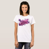 Grappige Roze ROZE FOCUS Tekst Design T-shirt (Voorkant volledig)