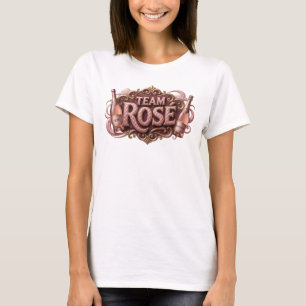 Grappige Roze TEAM ROS Maatwerk T-shirt