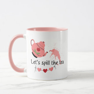 Grappige Roze Theepot Schattige Gossip Girl Koffi Mok
