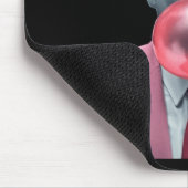 Grappige Roze Trump Bubble Gum Yum Tee  Muismat (Hoek)