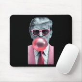 Grappige Roze Trump Bubble Gum Yum Tee  Muismat (Met muis)