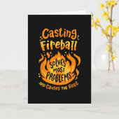 Grappige Rpg-Gamer Nerdy Casting Firell Lost Meest Kaart (Gele Bloem)