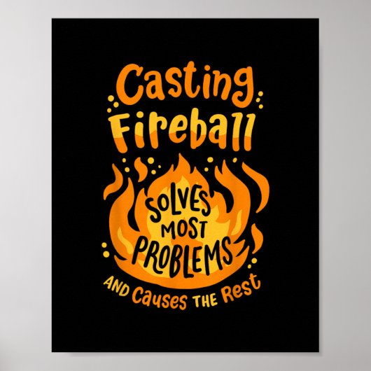 Grappige Rpg-Gamer Nerdy Casting Firell Lost Meest Poster (Voorkant)