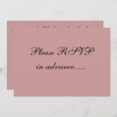 Grappige RSVP-uitnodigingen Kaart (Voorkant / Achterkant)