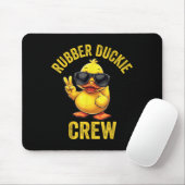 Grappige Rubber Duckie Crew Cruise Rubber Eend Muismat (Met muis)