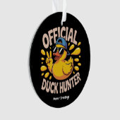 Grappige Rubber Eend Jacht Cruise Squad Lachen Ornament (voorkant)