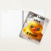 Grappige Rubber Eend Lord Love Een Eend Quote Planner (Display)