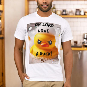 Grappige Rubber Eend Lord Love Een Eend Quote T-shirt