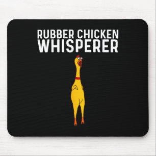 Grappige Rubber Kip Geschenk Mannen Vrouwen Rubber Muismat