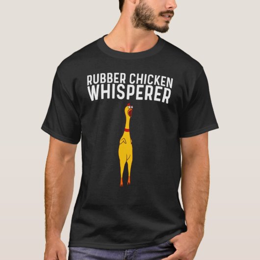 Grappige Rubber Kip Mannen Vrouwen Rubber Kip Co T-shirt (Voorkant)
