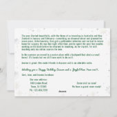 Grappige Rudolph 7 foto's Collage We hebben Golden Feestdagenkaart (Achterkant)