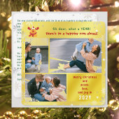 Grappige Rudolph Oh Herten Vrede Liefde Vreugde Go Feestdagenkaart