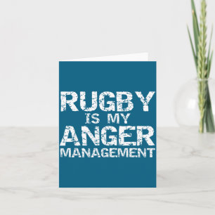 Grappige Rugby Citaat Vintage Cadeau Rugby Is Mijn Kaart