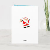 Grappige Rugby Kerst Kaarten (Achterkant)