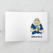 GRAPPIGE RUGBY VERJAARDAG KAART (Binnen)