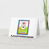 GRAPPIGE RUGBY VERJAARDAG KAART (Achterkant)