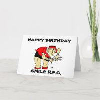 GRAPPIGE RUGBY VERJAARDAG KAART