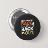 Grappige Rugpijn Chiropractische Quote Ronde Button 5,7 Cm (Voorkant /achterkant)