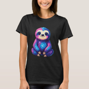 Grappige Ruimte Melkweg Luiaard T-shirt