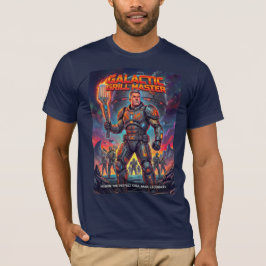 Grappige Ruimtesoldaat BBQ Grill Meester Parodie T-shirt