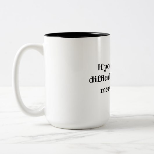 Grappige ruiter ruitersporttrainer cadeau merrie tweekleurige koffiemok (Links)