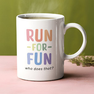 Grappige Run voor Pretlopers Koffiemok