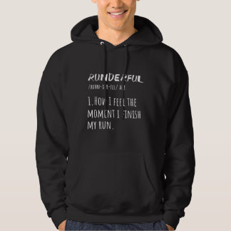 Grappige Runner offerte cadeau idee Runderful v0ef Hoodie