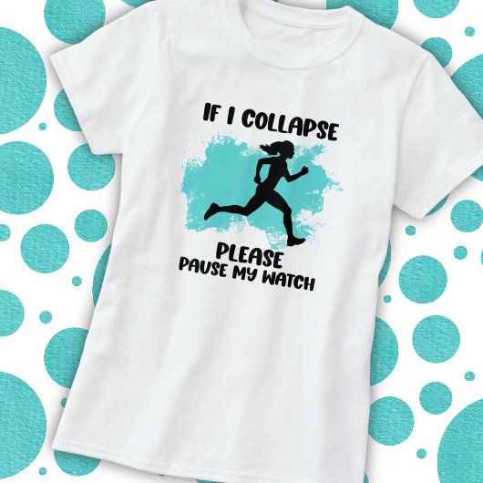 Grappige Runner's Life Quote T-shirt