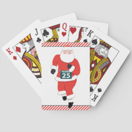 Grappige Running Christmas Playing Cards Pokerkaarten
