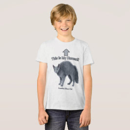 Grappige Russische Blauwe Kat – Dit Is Mijn Mens Tri-Blend Shirt
