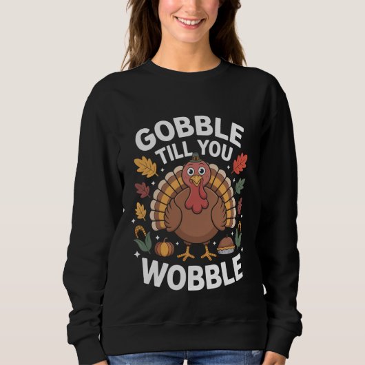 Grappige Rustieke Boerderij Thanksgiving Trui (Voorkant)