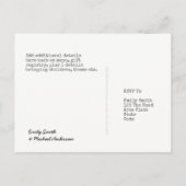 Grappige Rustieke Kerst Event RSVP Doodle Kunst Uitnodiging Briefkaart (Achterkant)
