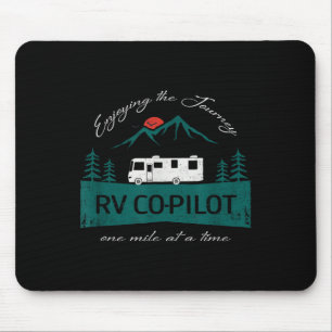 Grappige Rv Co-piloot Motorhome Camping Muismat