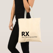 Grappige RX Echt Uitgeputte Tote Cadeau voor Lab T Bag (Voorkant (product))