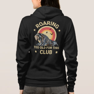 Grappige Sabeltandtijger Te Oud Club Humor Hoodie