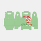 Grappige Safari dieren Kat Kerstmis Kostuum Bedankdoosjes (Uitgevouwen)