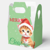 Grappige Safari dieren Kat Kerstmis Kostuum Bedankdoosjes (Geopend)